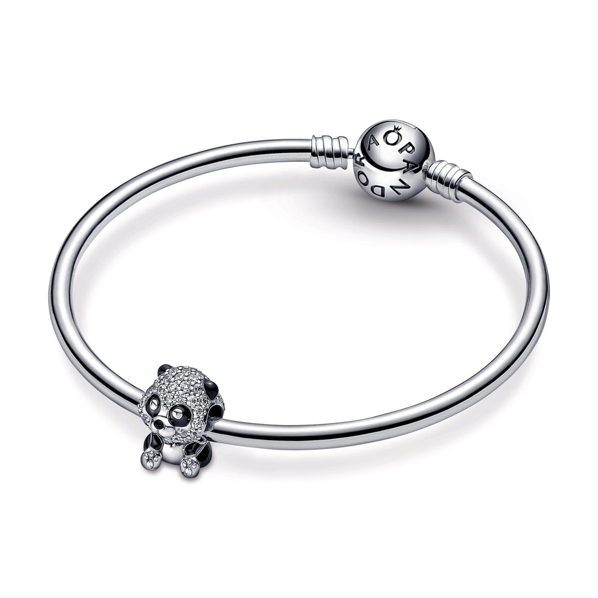 Sparkling Cute Panda Charm