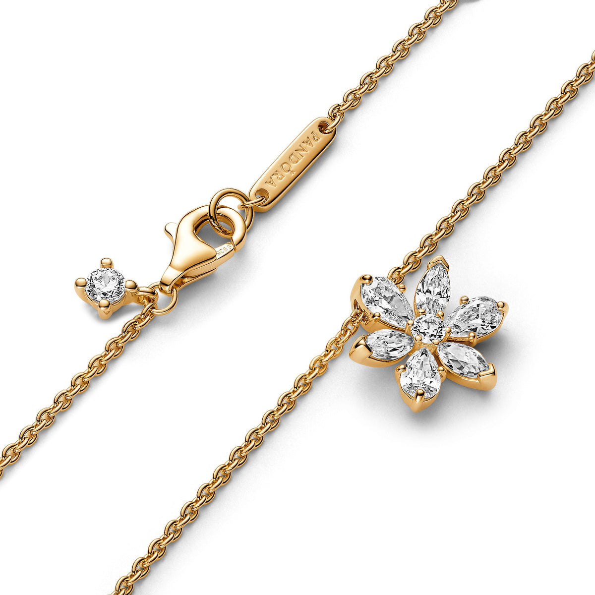 Sparkling Herbarium Cluster Pendant Necklace