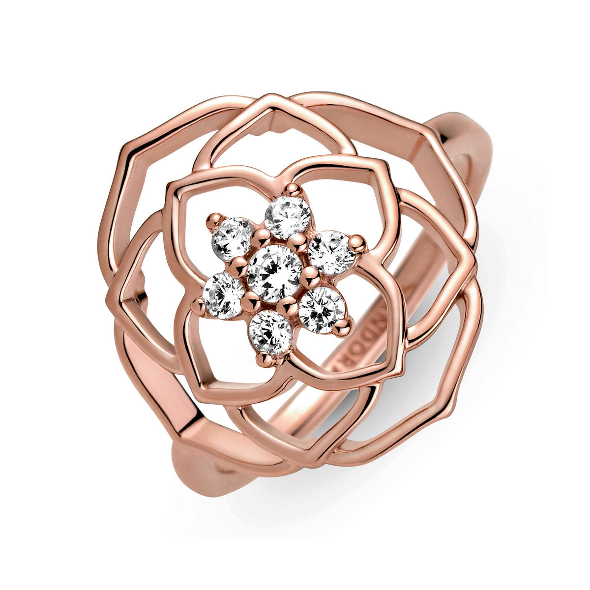 Rose Petals Statement Ring