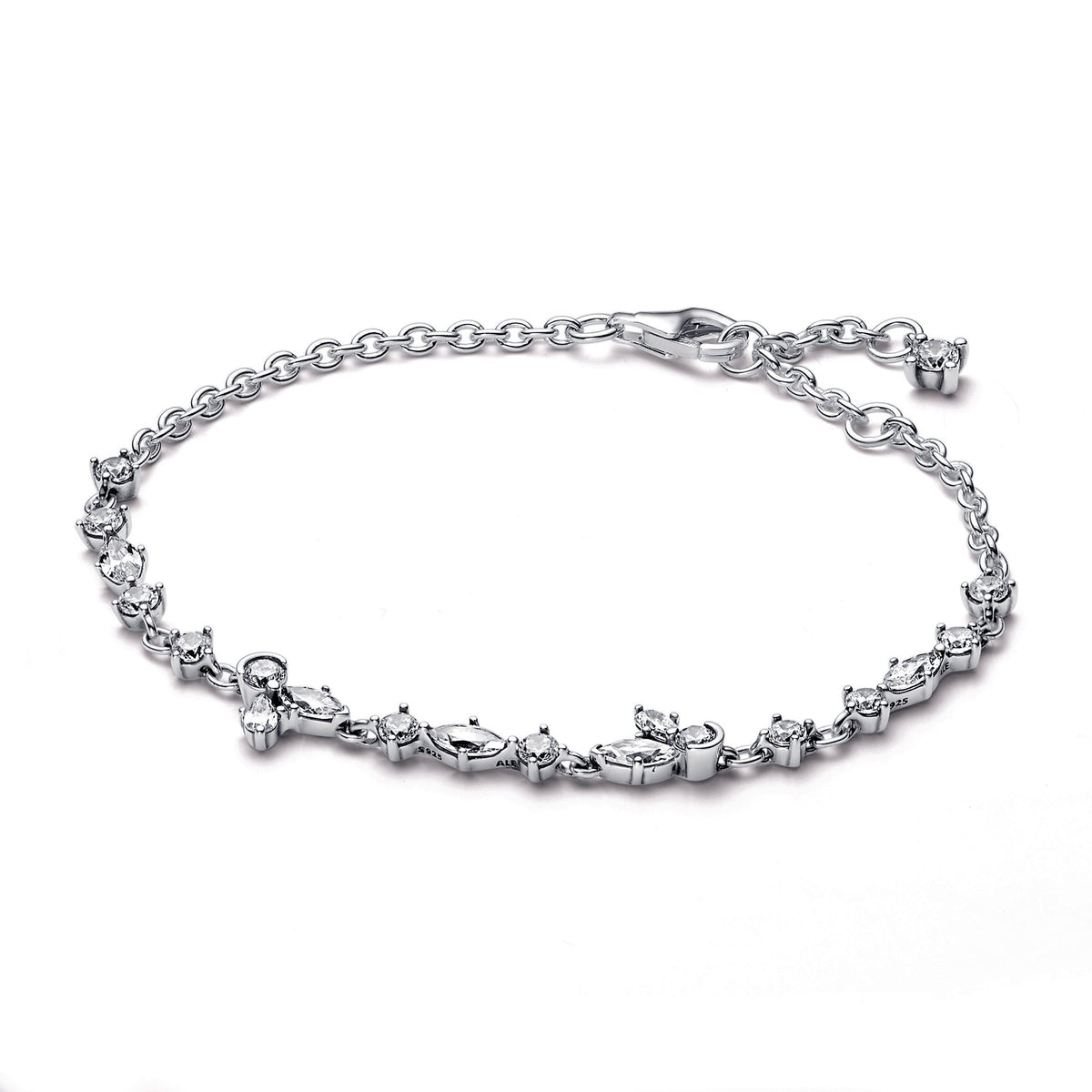 Sparkling Herbarium Cluster Chain Bracelet