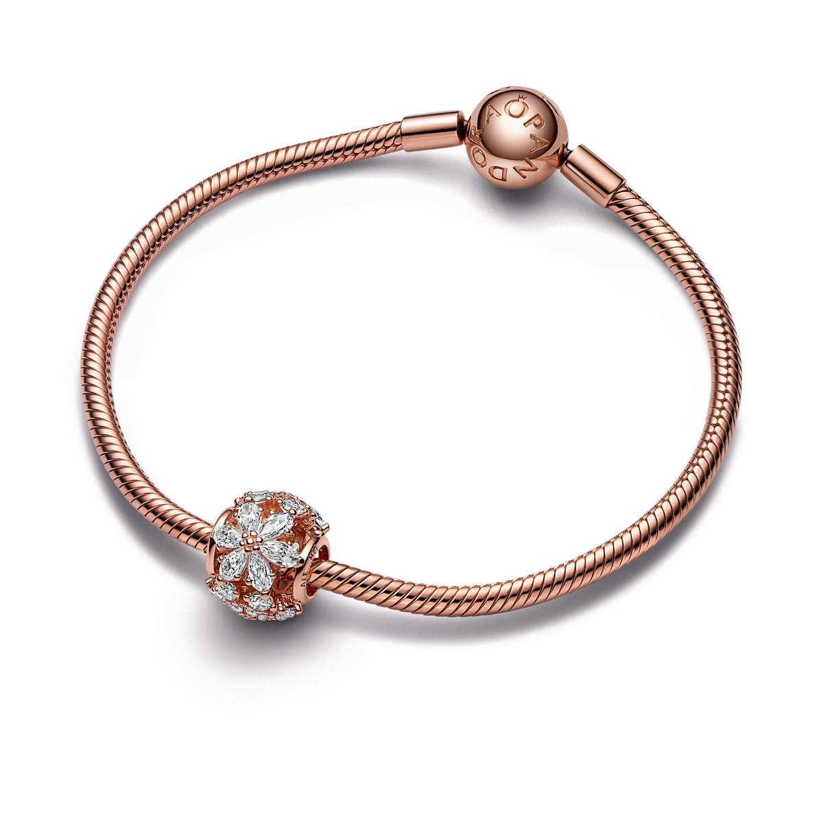 Sparkling Herbarium Cluster Round Charm