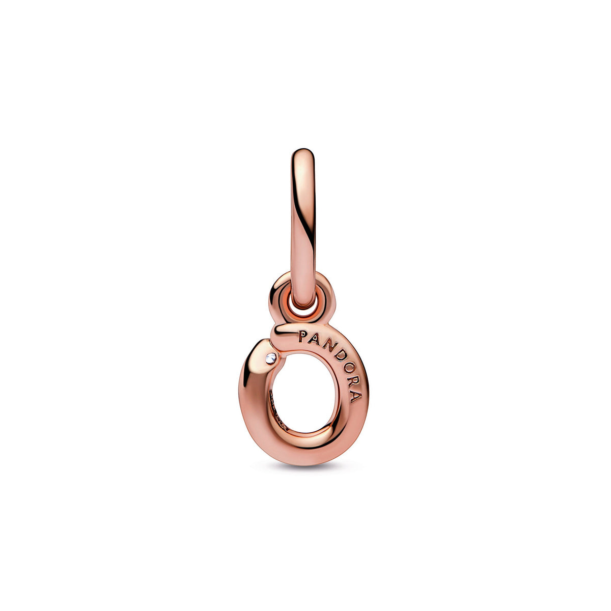 Letter o Script Alphabet Dangle Charm