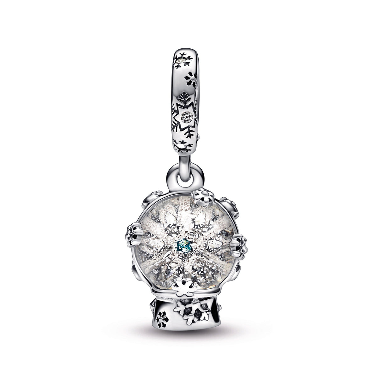 Snowflake Snowglobe Dangle Charm