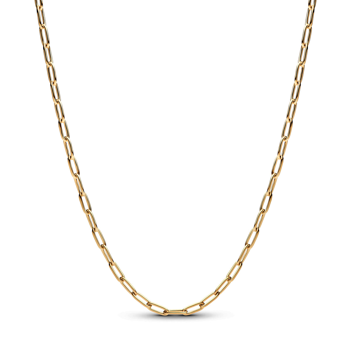 Elongated Link Chain Necklace