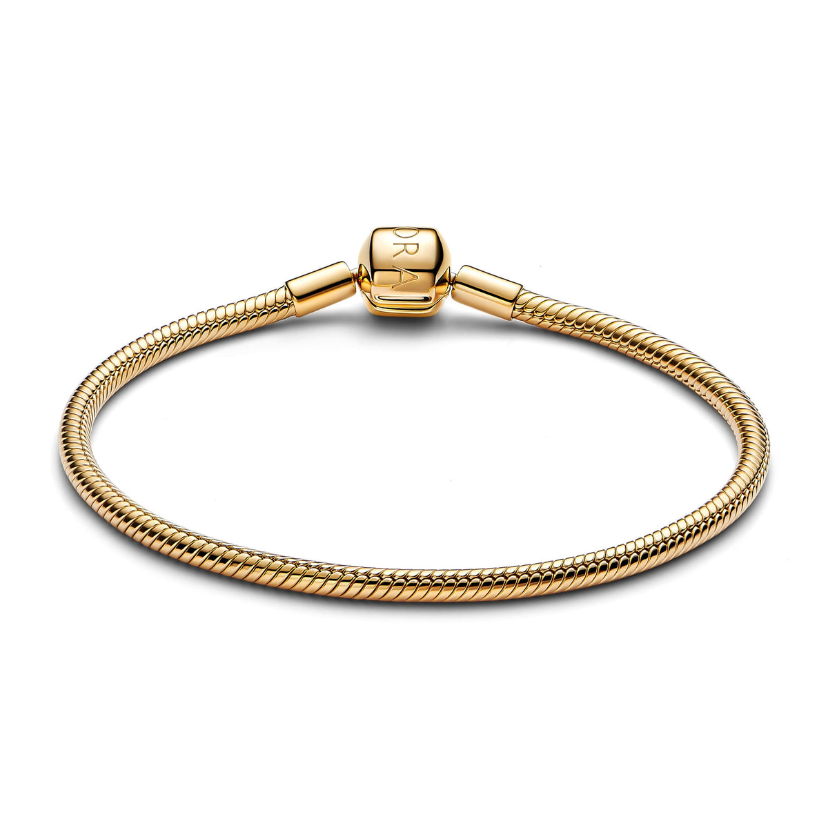 Barrel Clasp Snake Chain Bracelet