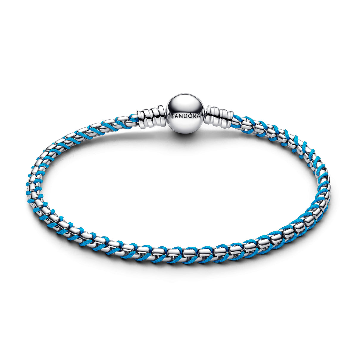 Blue Cord Snake Chain Bracelet