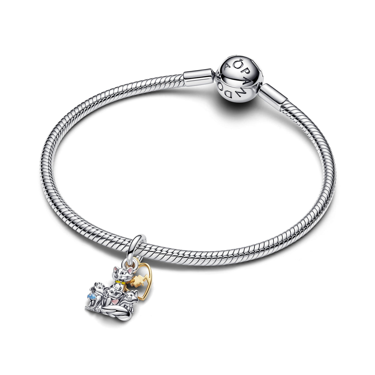 Disney Aristocats Duchess & Kittens Dangle Charm