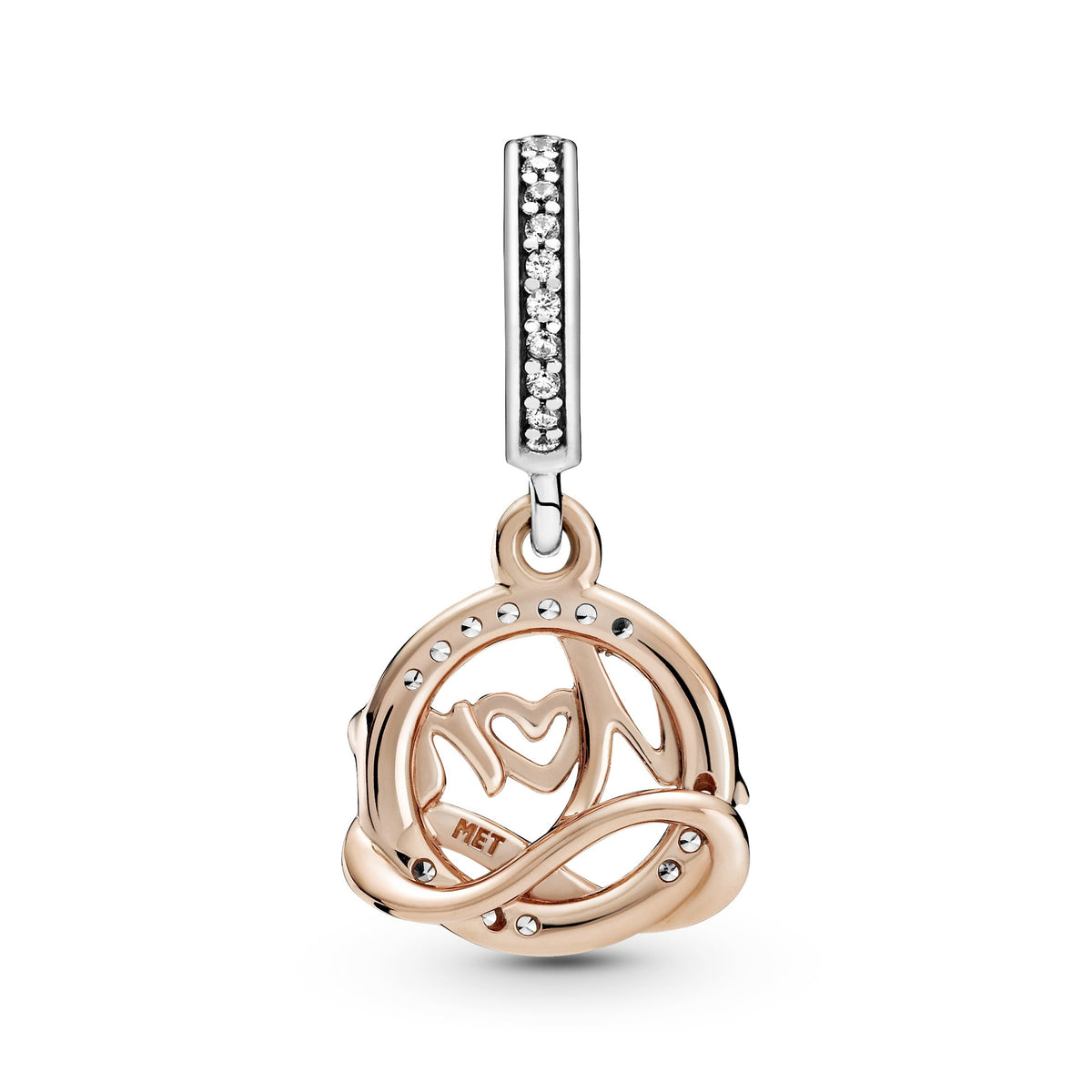 Two-tone Mum Dangle Charm