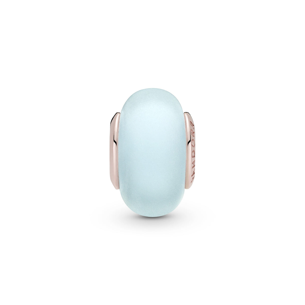 Matte Blue Murano Glass Charm