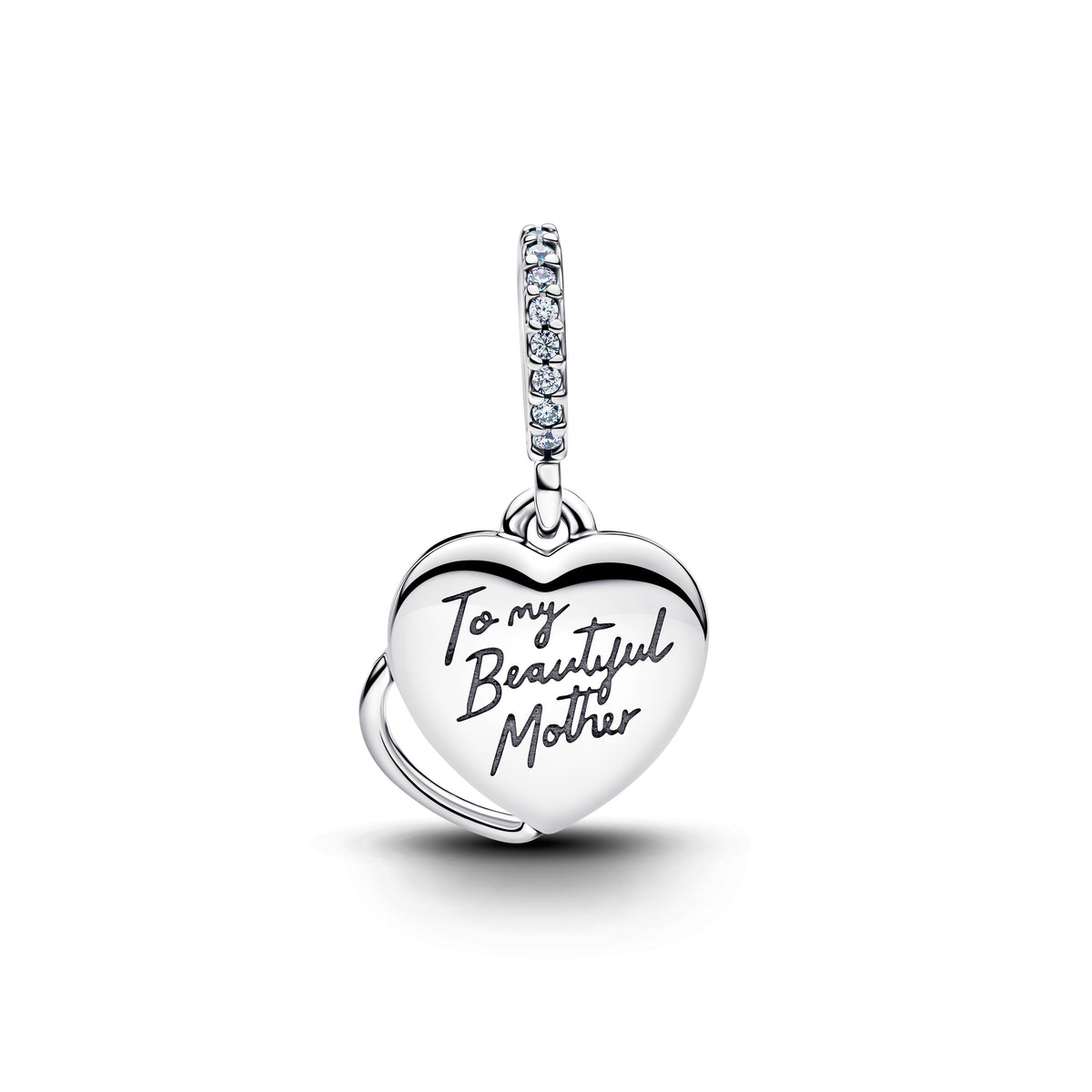 Beautiful Mother Double Dangle Charm