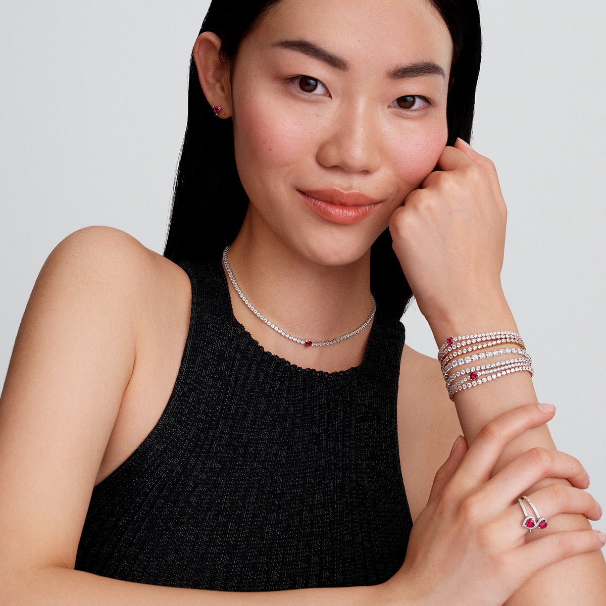 Halo Heart Choker